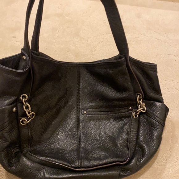 B. Makowsky, Beautiful black leather purse/bag - Picture 1 of 7